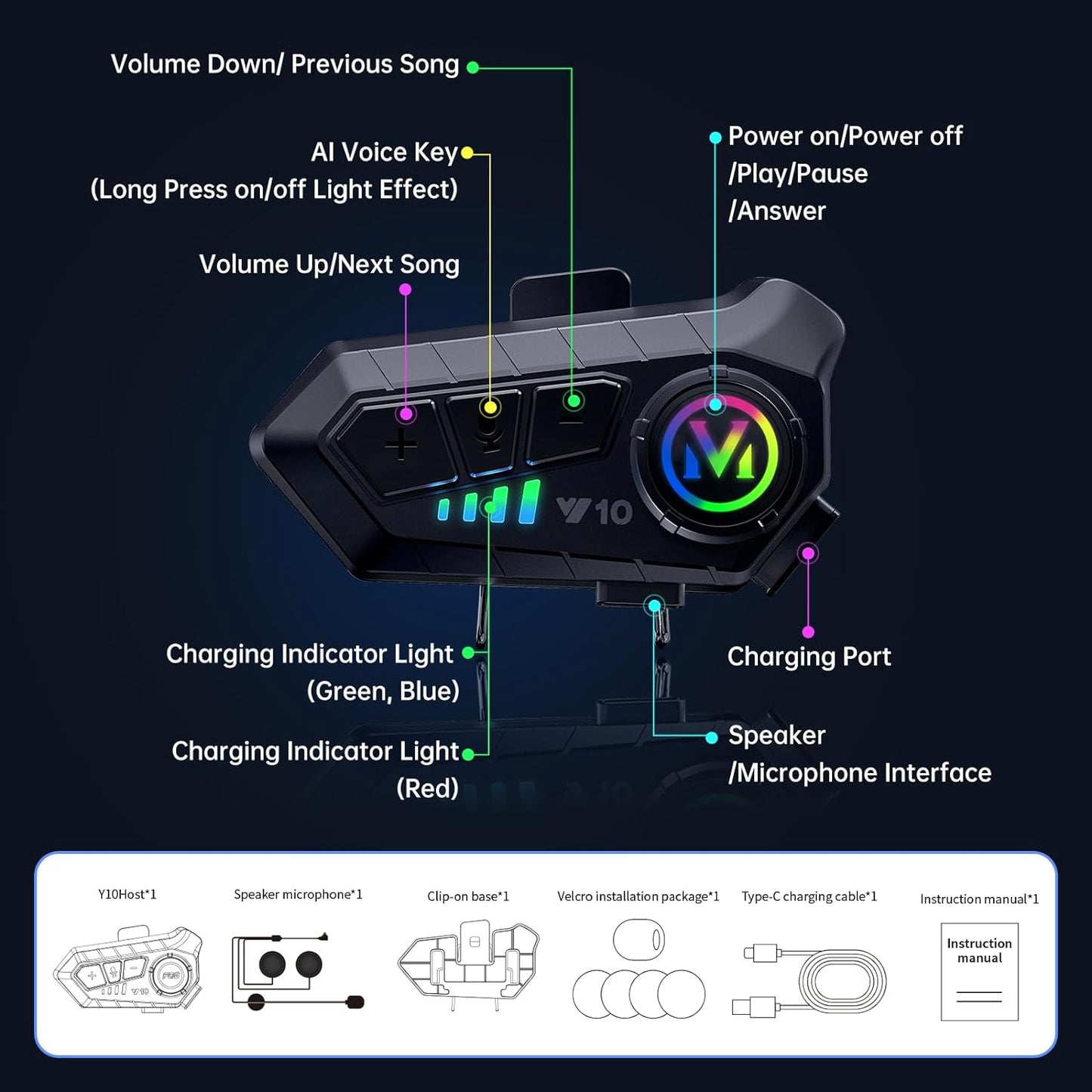 Intercomunicador bluetooth para casco – Conectividad y estilo sin límites.