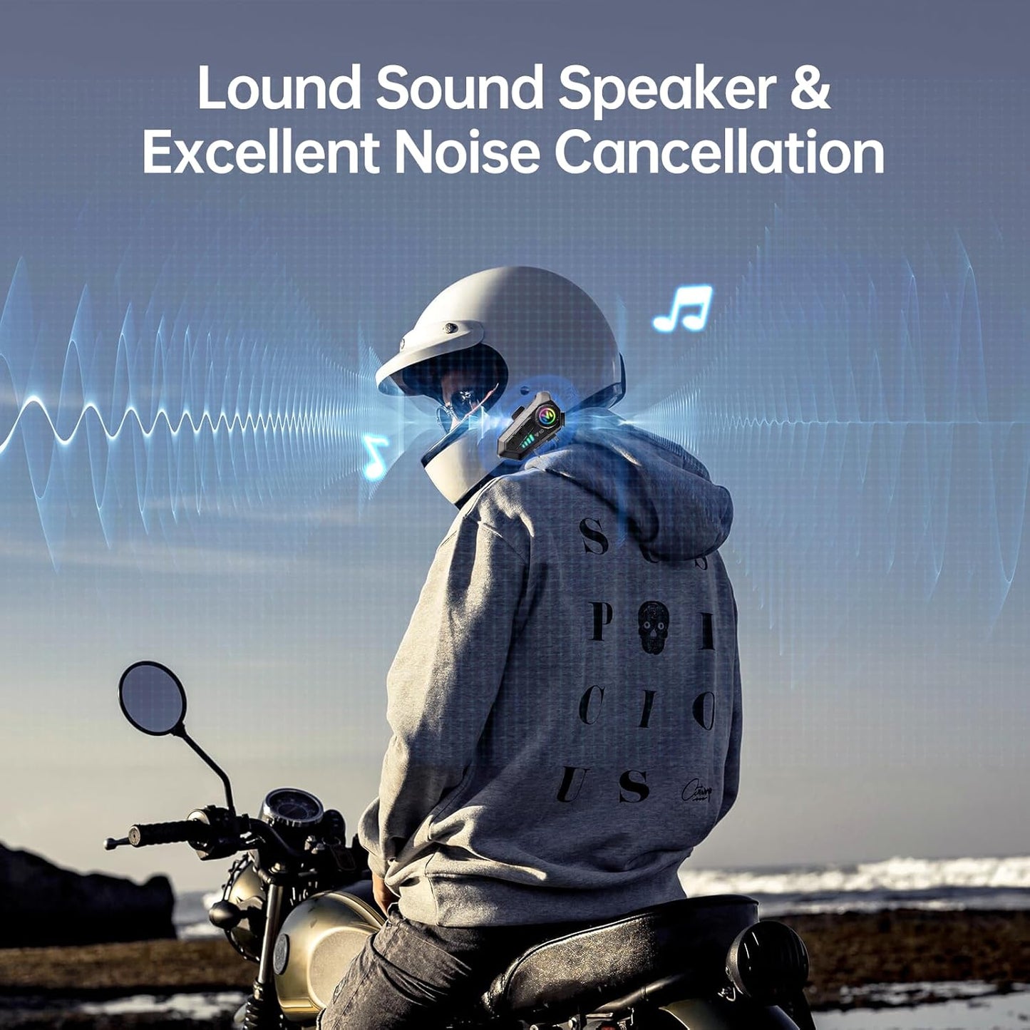 Intercomunicador bluetooth para casco – Conectividad y estilo sin límites.