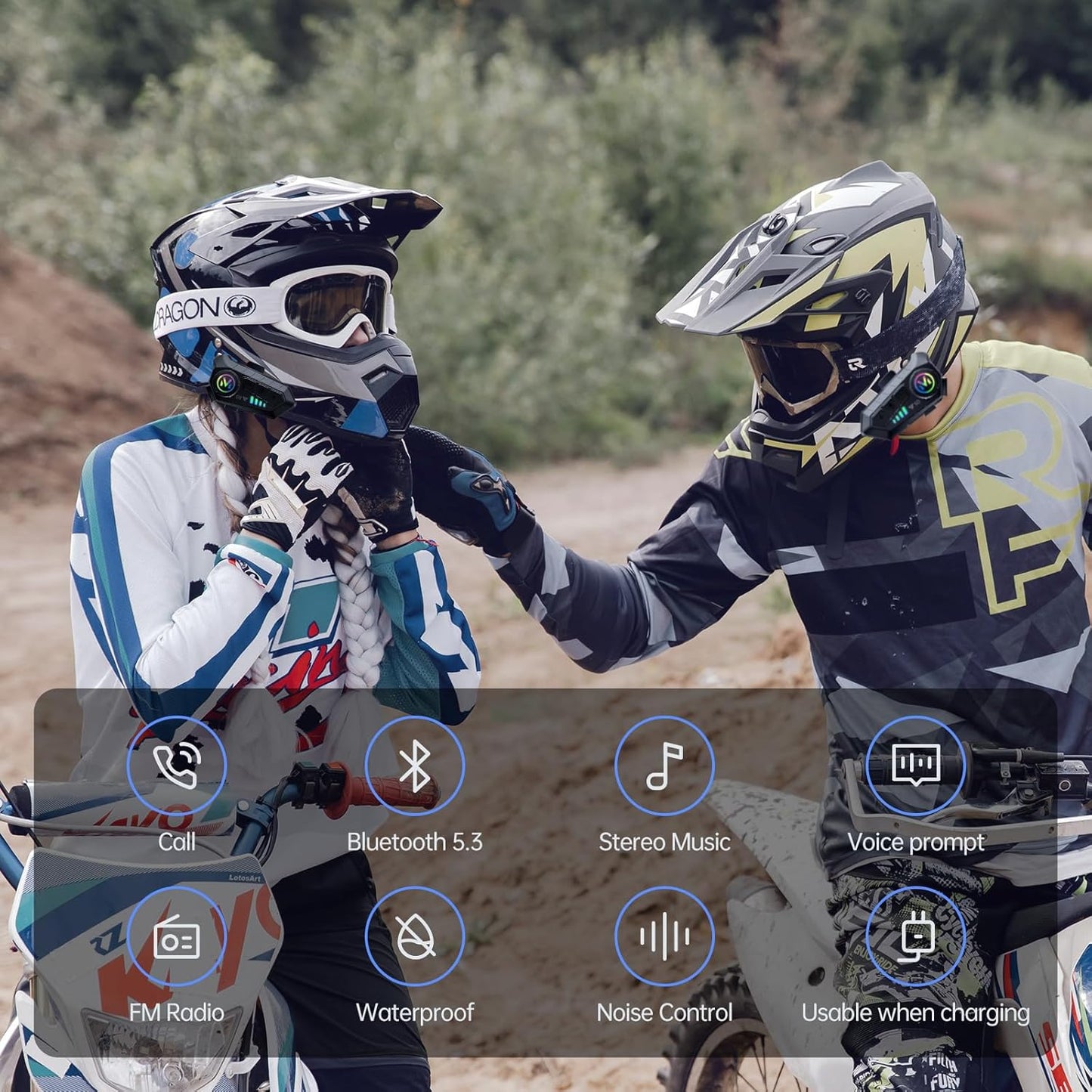 Intercomunicador bluetooth para casco – Conectividad y estilo sin límites.