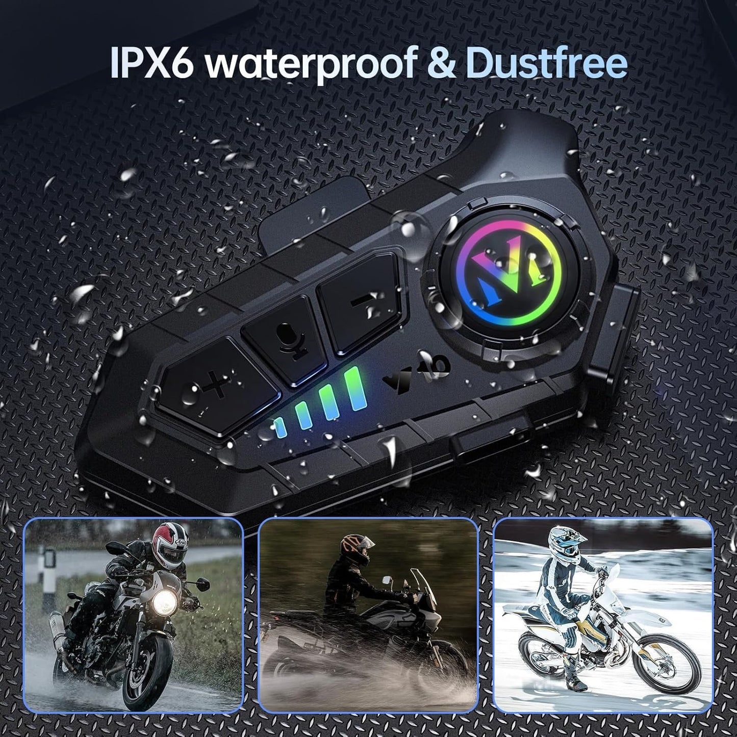 Intercomunicador bluetooth para casco – Conectividad y estilo sin límites.