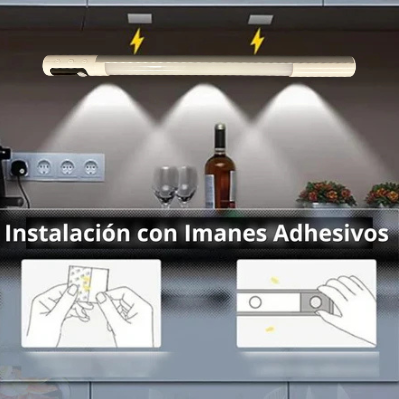 Luz Barra Led con sensor de movimiento recargable 🔥