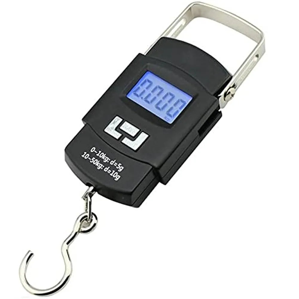 ✈️ Báscula de Mano para Equipaje – Hasta 50 kg