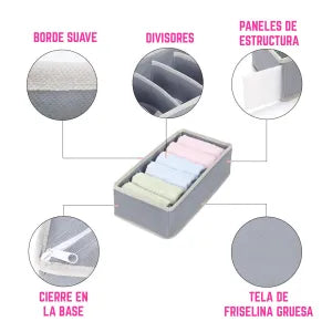 Set organizador 4 EN 1 de ropa interior y accesorios