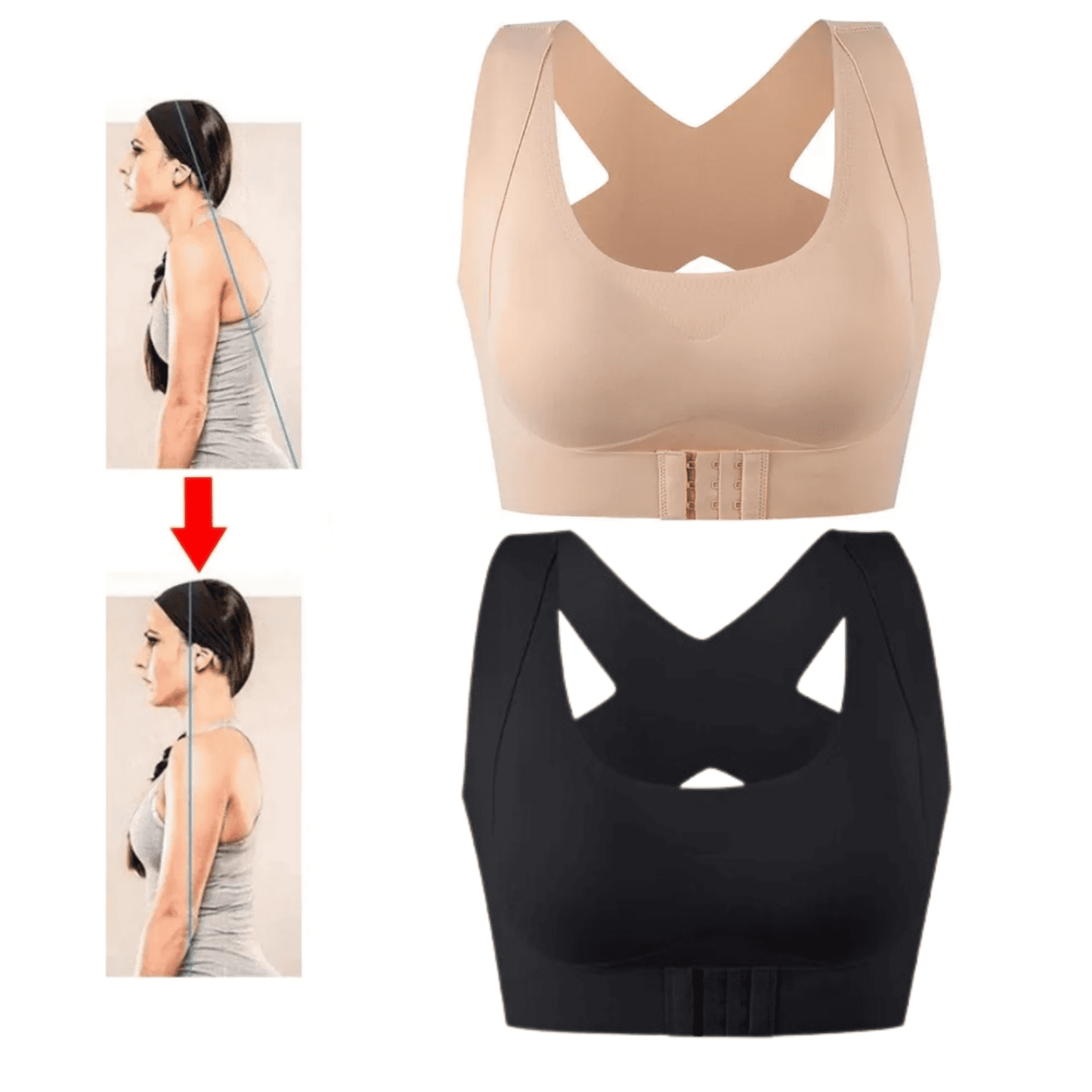 PosturaBra™ — Brasier Corrector de Postura (Pararte Derecha Nunca Fue Tan Cómodo)
