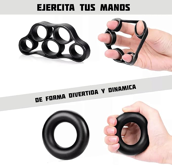 Antegrip™ Pro Kit | Ejercitador de dedos, muńeca y ante brazos (Ajustable 5-60 KG)