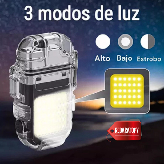 Encendedor Recargable con Potente Panel Led