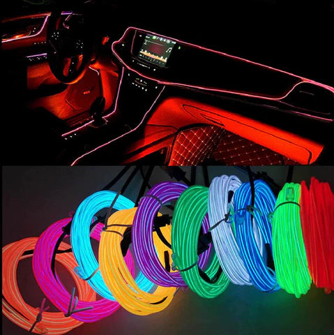 Cinta LED RGB Neon Para Auto