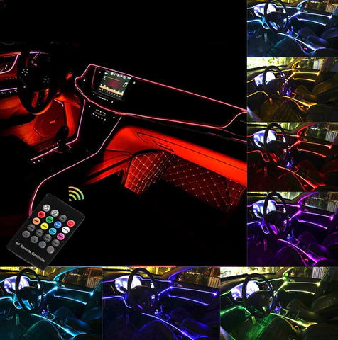 Cinta LED RGB Neon Para Auto