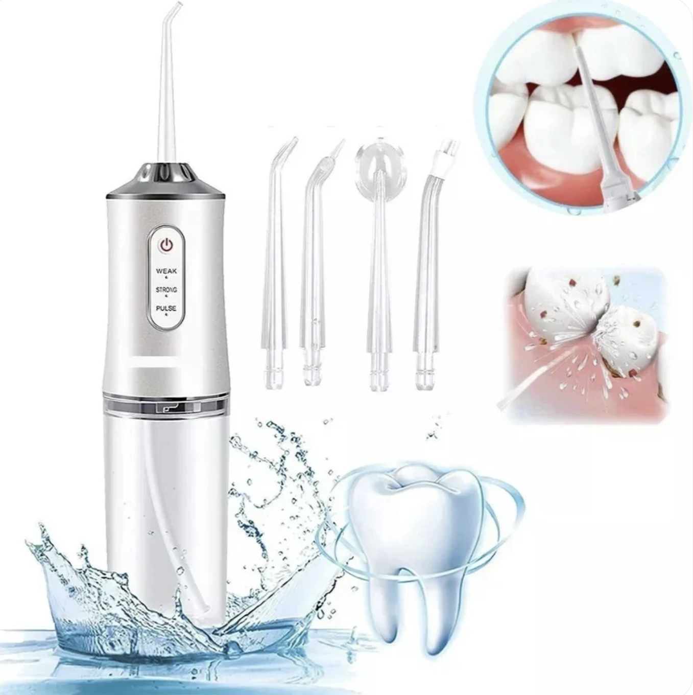 AquaSmile™ — Irrigador Oral de Alta Presión (El Secreto de una Sonrisa Sin Vergüenza)