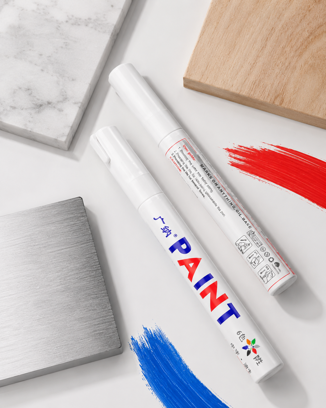 Marcadores de Pintura Permanente Pro™ – Set Multisuperficie