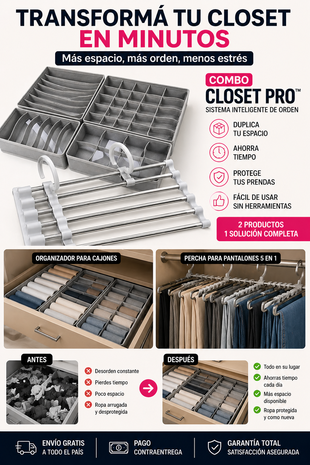 Closet Pro™ – Sistema Inteligente de Orden