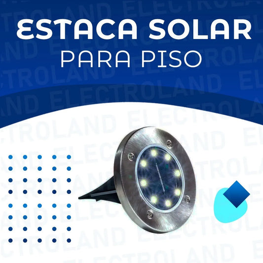 Luz Solar Led Para Piso PACK X4