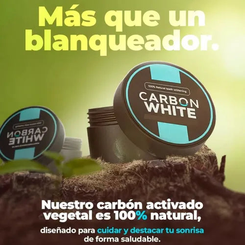 Carbón Activado de Coco para Blanquear Dientes | CarbonWhite Paraguay