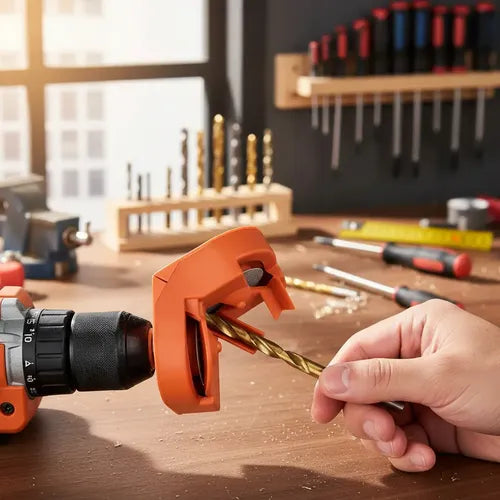 SharpDrill™ — Afilador de Brocas Universal (Dejá de Tirar Brocas Desafiladas a la Basura)