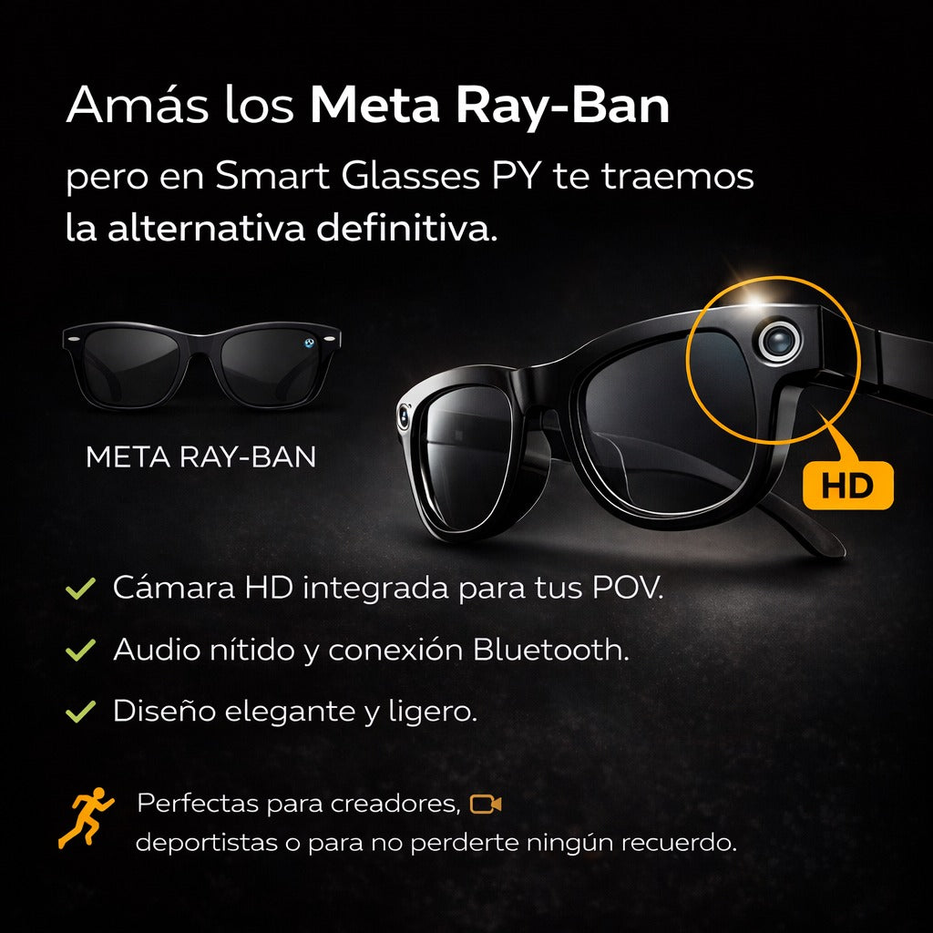 Smart Glasses FullHD Inteligencia Artificial POV