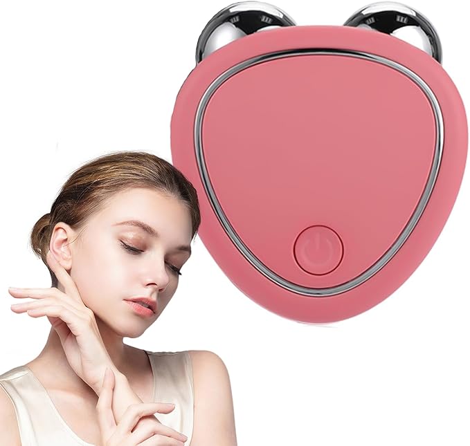 VibraGlow™: Masajeador Facial con Microcorriente y Vibración Estimulante