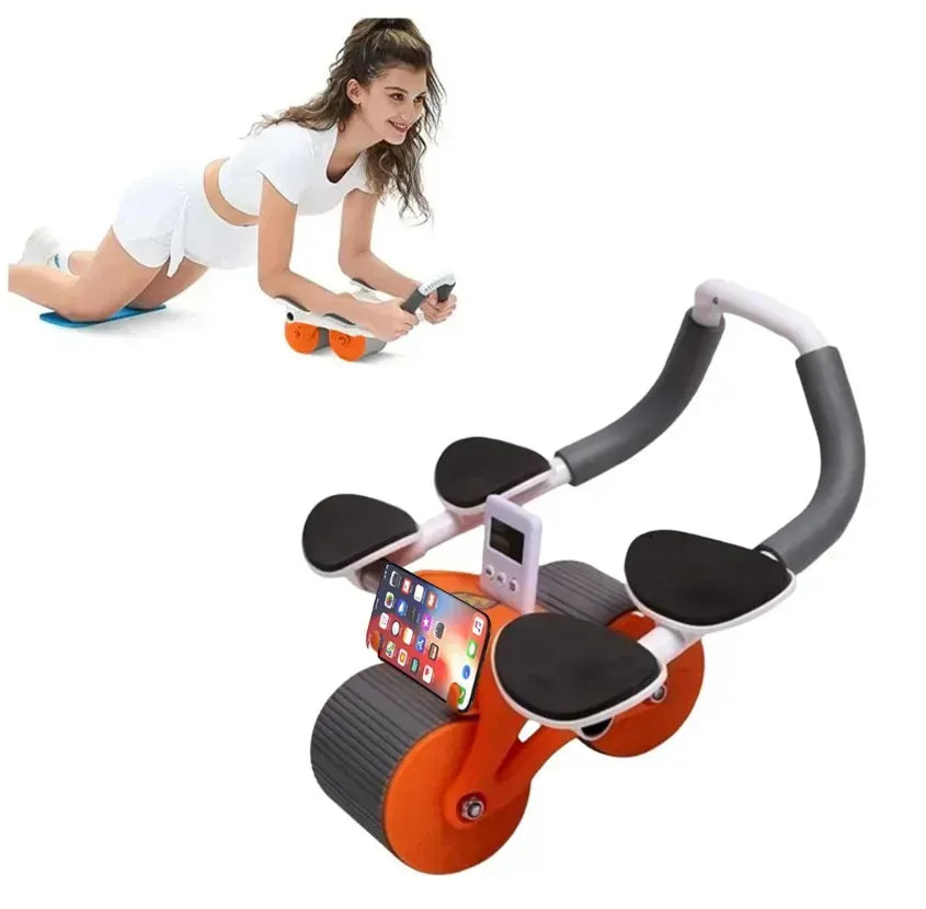CoreCrusher™ — Rueda Abdominal de Doble Estabilidad (Abdominales Marcados Sin Pagar Gimnasio)