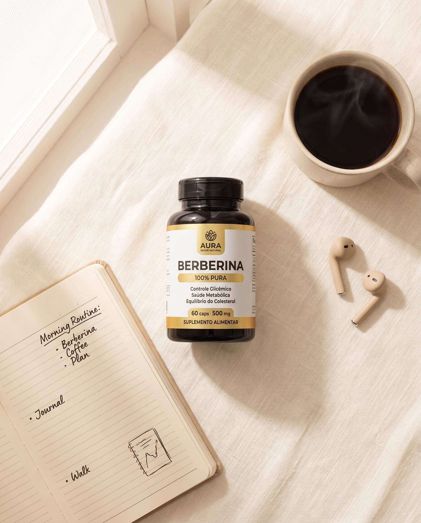 Aura Berberina — 60 cápsulas 500mg