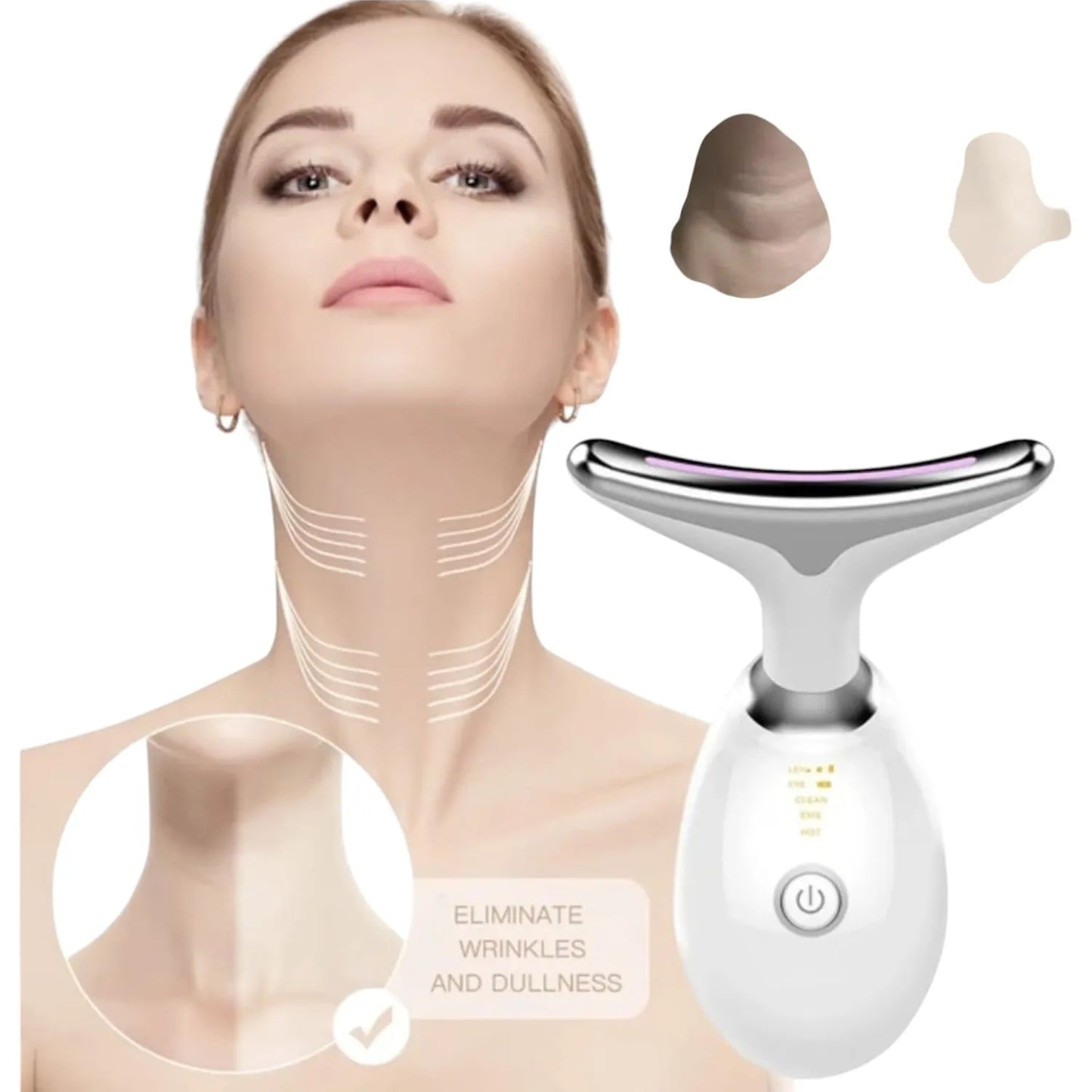 YouthLift™ — Masajeador Facial y Cuello Reafirmante (Devolvé la Firmeza que el Tiempo Se Llevó)