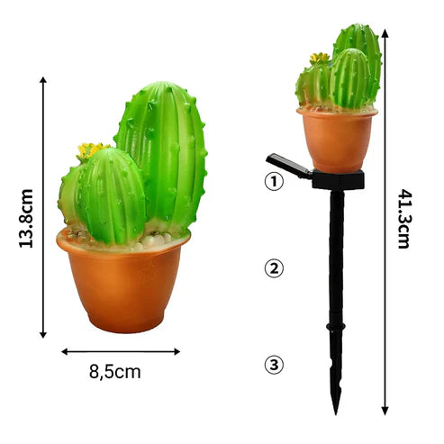 Estaca Solar Cactus 42 cm - foto 2