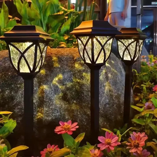 Faros Solares 44 cm Luz Cálida x2 Unidades