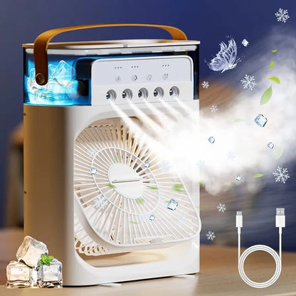 Mini Ventilador Humidificador Aire Acondicionado